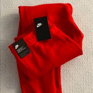 Nike red jogger -new with tag size S men